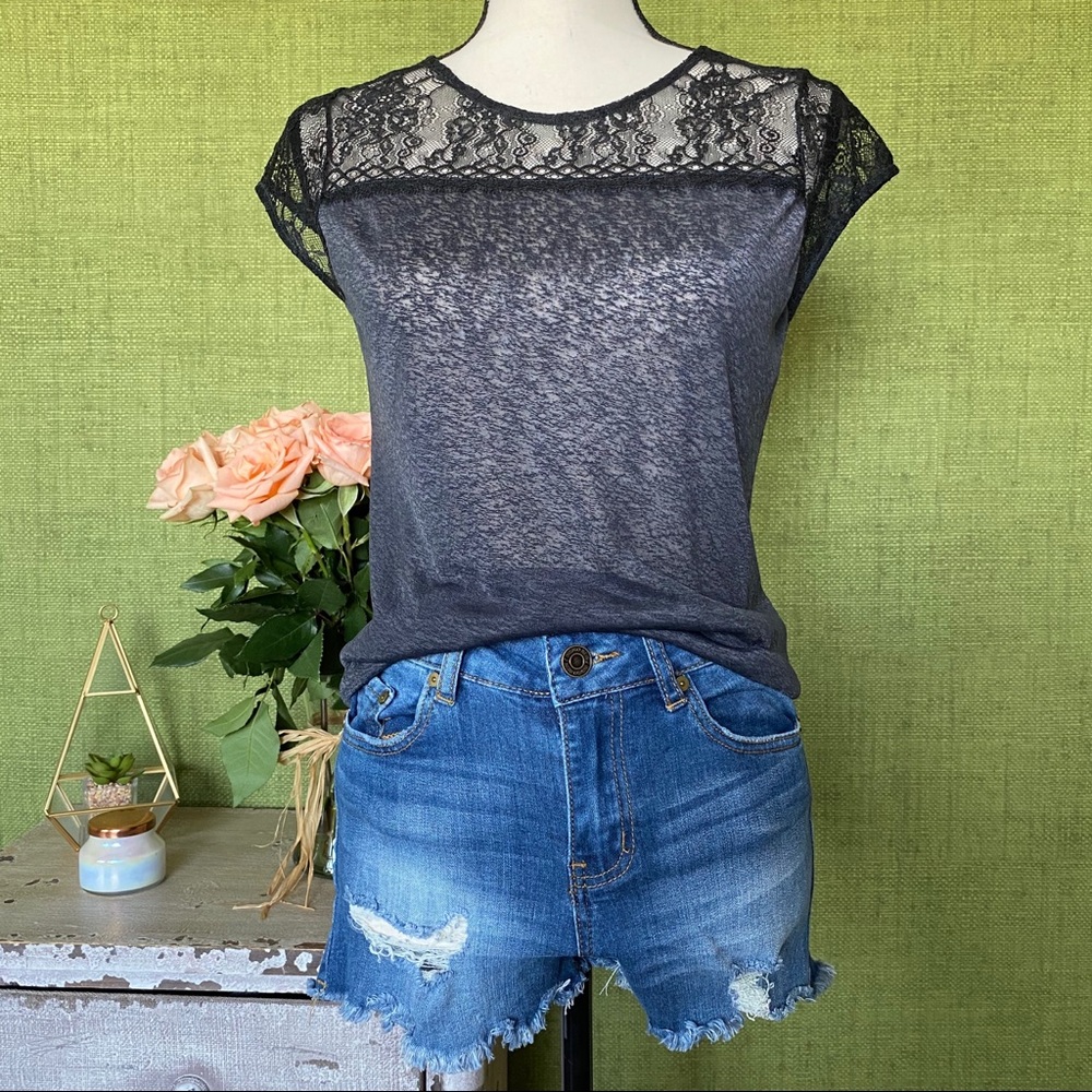 Lace Free People T-shirt